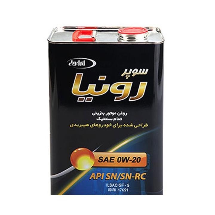 روغن موتور  1 لیتری ایرانول 0w20 sn (تضمین اصالت)